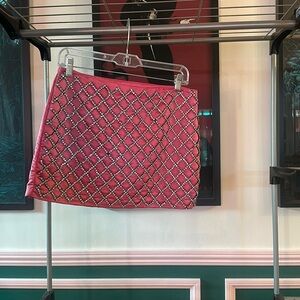 H&M hot pink sequin mini skirt